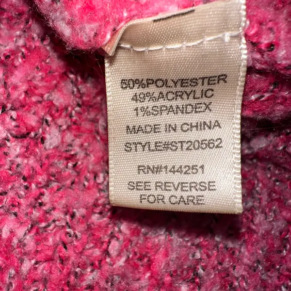 Sincerely Jules Pink Textured Knit Sweater XS - Image 6