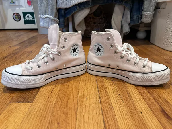 Pink Converse Sneakers - Image 2