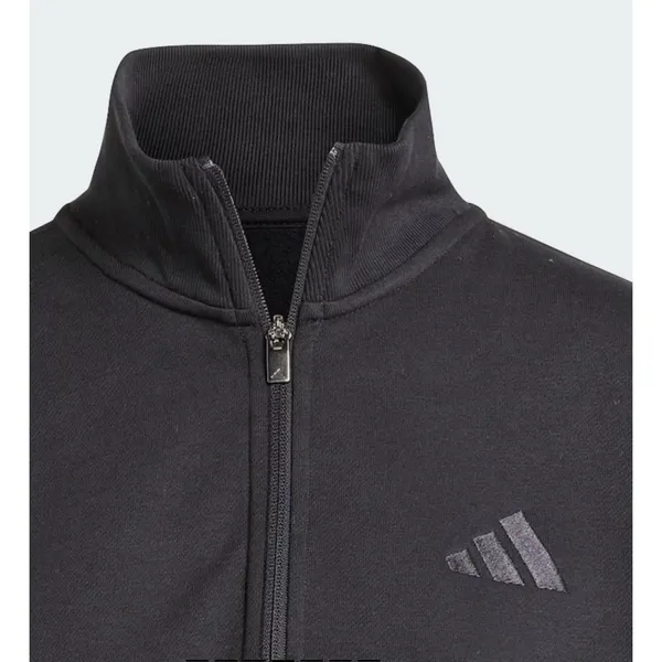 Adidas Sweatshirt Womens Large Black All SZN QZ Pullover Athletic Sport IX3811 - Image 4