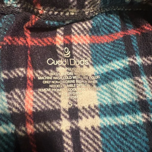 Cuddl Duds multicolored plaid flannel pants Size S - Image 3