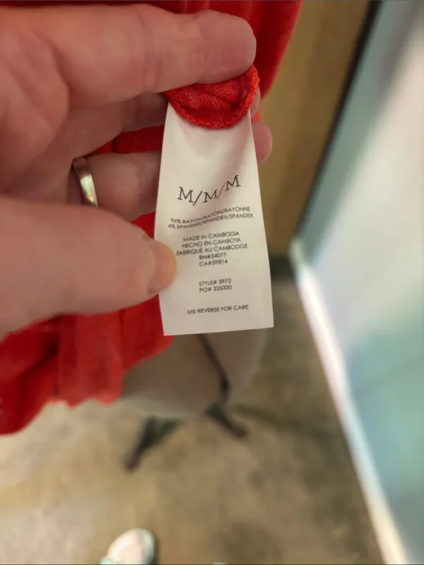 CAbi The Weekend Dress #5792 Bright Coral Layered Sleeveless Midi Dress - Image 8