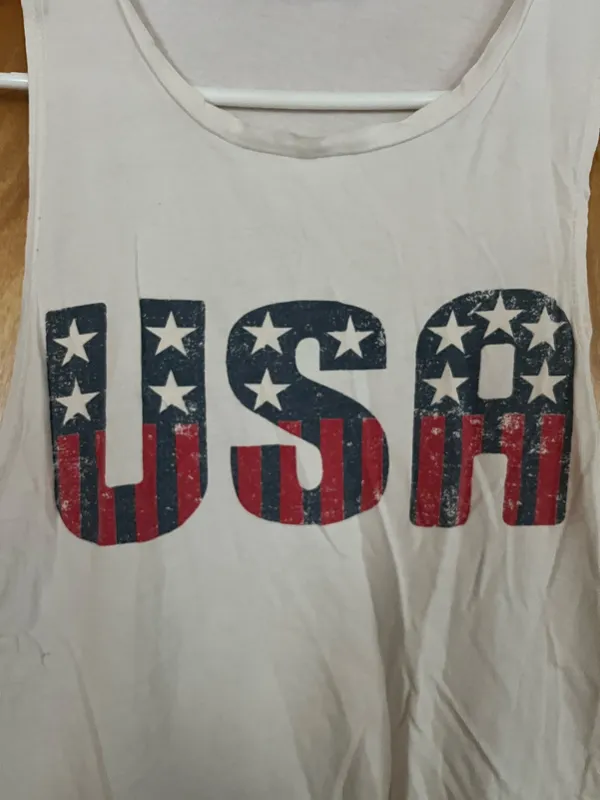 USA white tank - Image 2