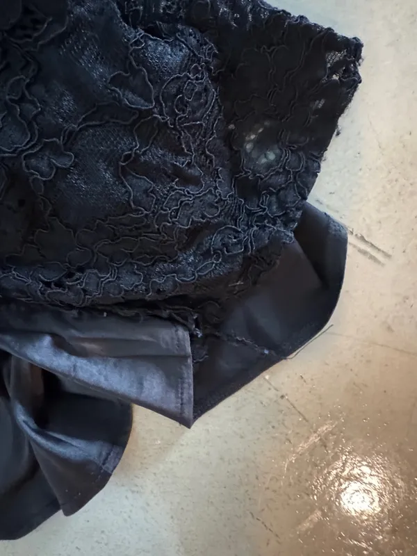 Alamour The Label Black Lace Evening Gown - Image 2