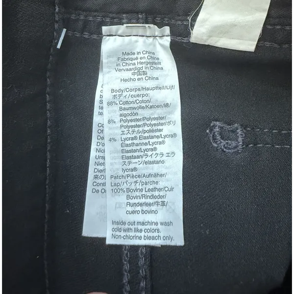 Madewell 10” High-Rise Skinny Jeans Women’s 28T Black Stretch Denim - Image 9