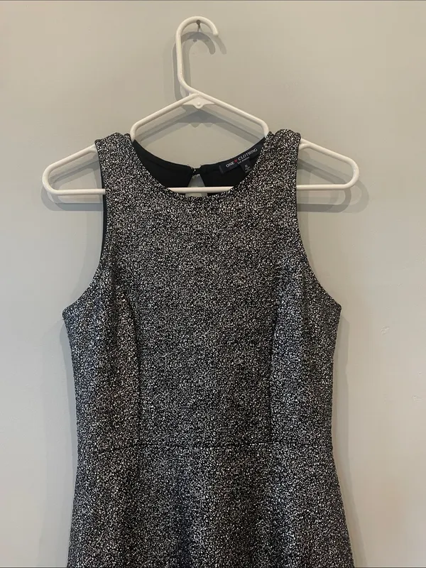 Sparkle Fit & Flare Dress - size small - Image 2