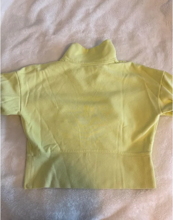 Universal Threads Neon Green Cropped Quarter Zip - Image 2