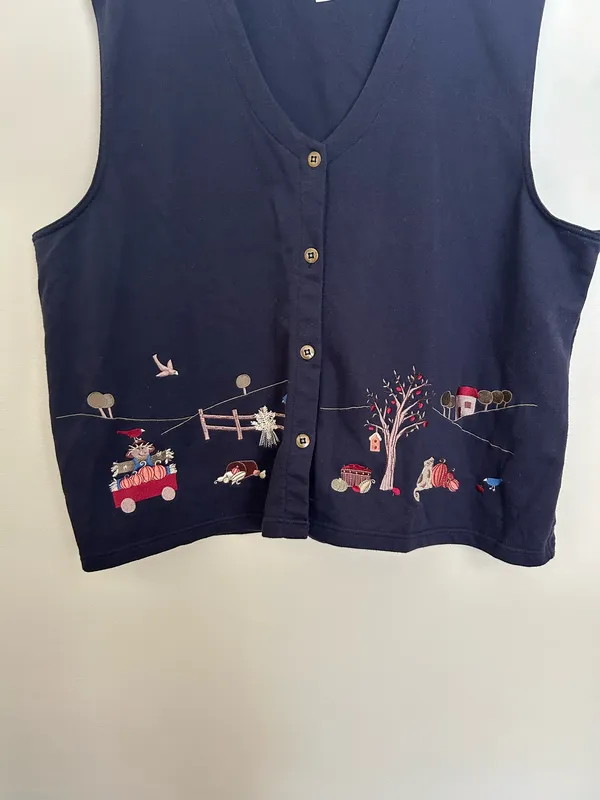 CJ Banks 2X fall sweater vest - Image 2