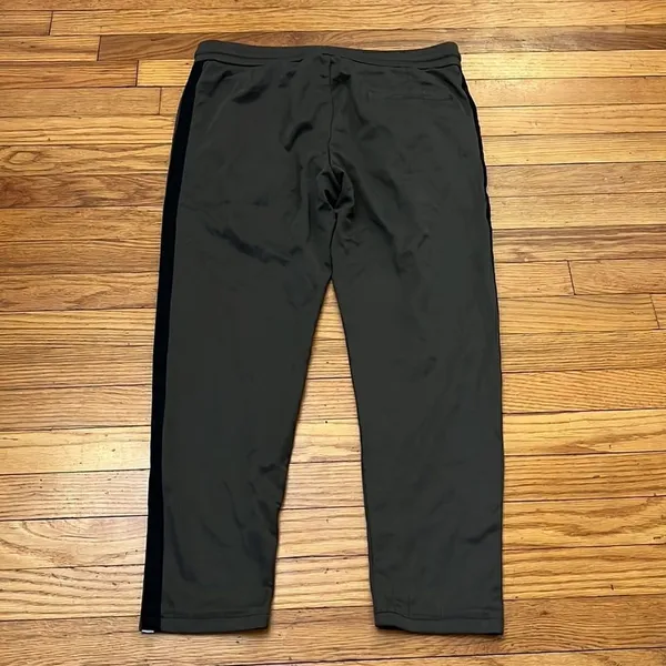 ‎Vince Women's Hunter green Cropped Side-Striped Pants Sz M - Image 2