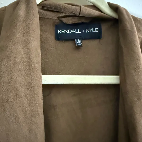 Kendall &‎ Kylie Women's Open Front Suede Jacket - Image 3
