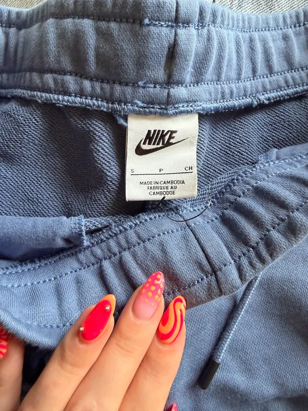 Nike Sweat Shorts Blue - Image 2