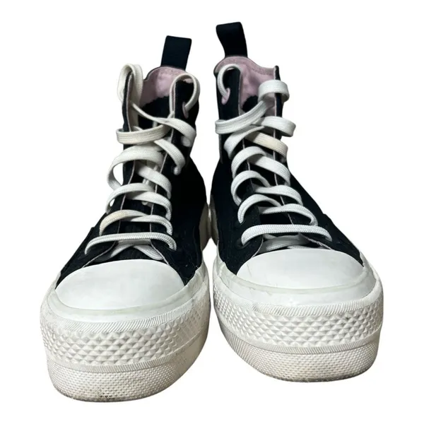 Converse CTAS Lift Hi Size 5 Women Black Pixel Purple Shoes High Platform - Image 3