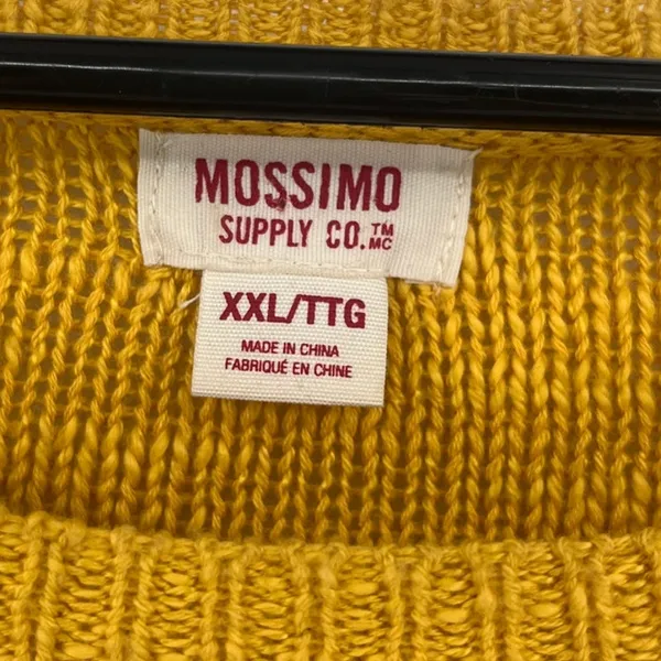 Mossimo Cable Knit Womens Sweater Sz XXL Mustard Boho Rustic Cottage Lagenlook - Image 11