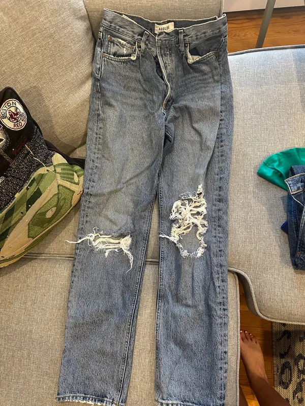 AGOLDE 90s Pinch Waist High-Rise Jeans - Image 3