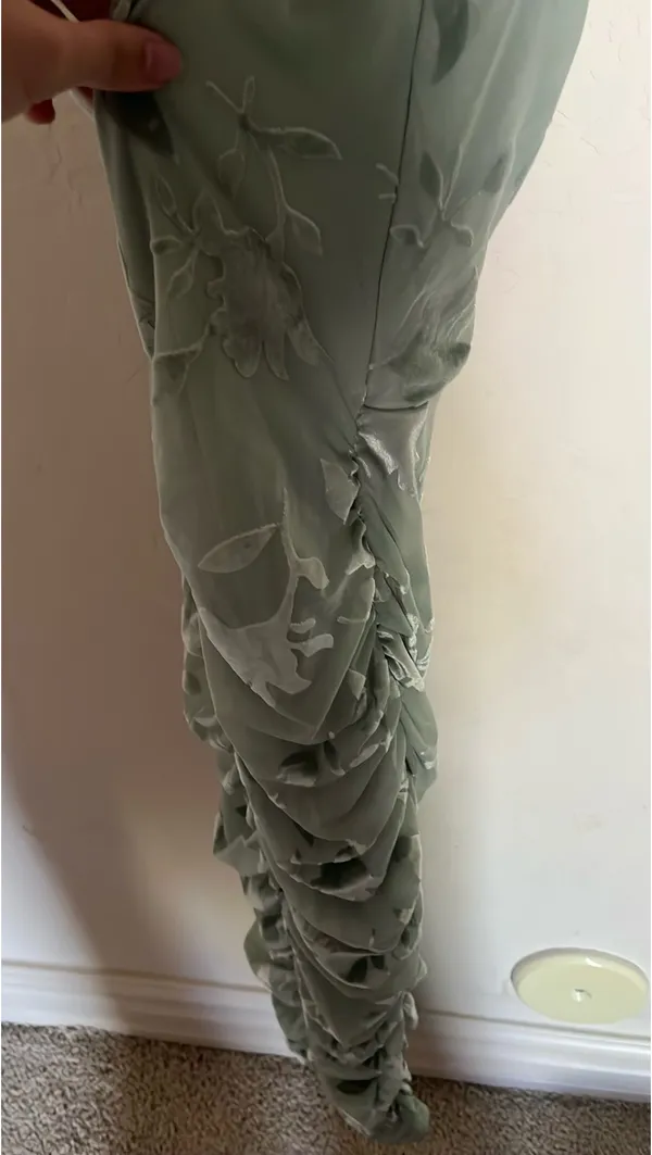 Sage Green Windsor Formal Wedding Guest Dress - Image 3