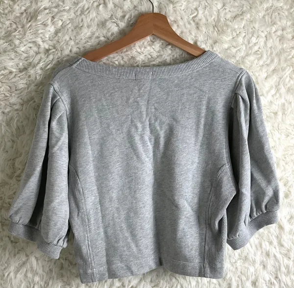 Aerie Women'S Soft Gray Sweatshirt~Size Large! - Image 8