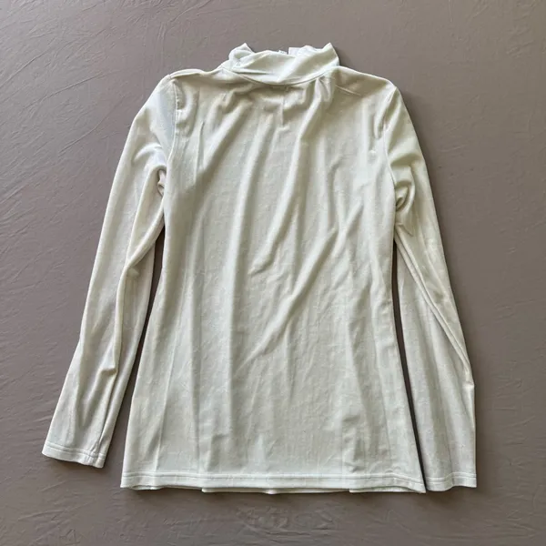 Bliss Sheen Velvet Mockneck Top - Image 3