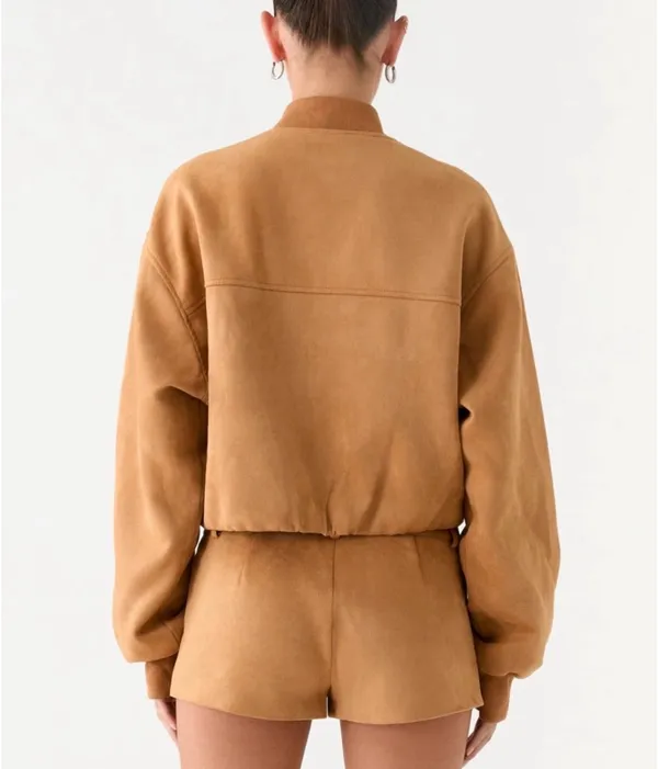 Peppermayo suede jacket and shorts set - Image 4