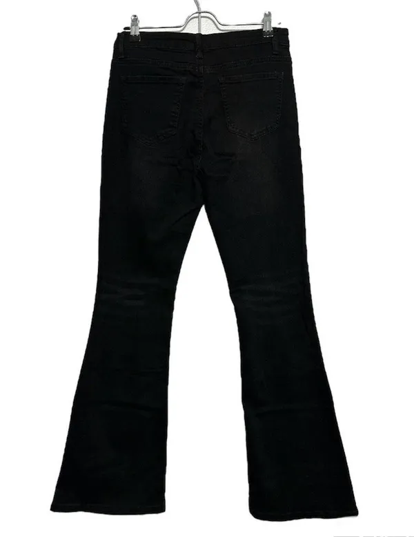 Black high rise boot cut jeans Size 28 - Image 2