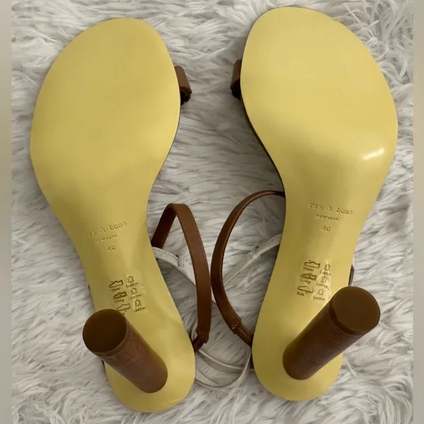 Rag & Bone Women's Infinity Sandals Heels‎ Shoes 40 - Image 9