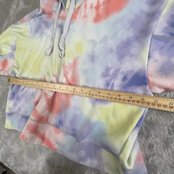 Nike Get‎ Fit Tie-Dye Cropped Hoodie Women's Medium - Image 4