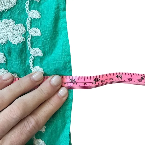 Sézane Sabine Dress Ecru Green - Image 12