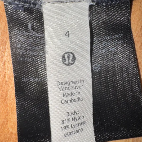 Lululemon‎ Align High-Rise Pant 25 Diamond Dye Graphite Grey Size 4 - Image 4