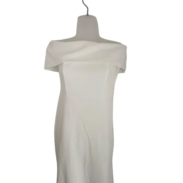 Lulu's Exceptional Romance Off Shoulder Mermaid Maxi Dress Wedding Bridal Small - Image 2