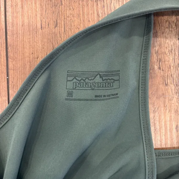 Patagonia Fleetwith Dress Kale Green Scoop Neck Sleeveless Hike REI Women Medium - Image 2