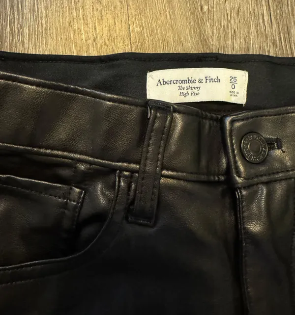 Abercrombie Faux Leather Pants - Image 2