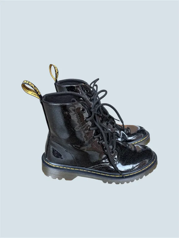 Doc Martens Luana Glitter Boots size 7 Black - Image 3