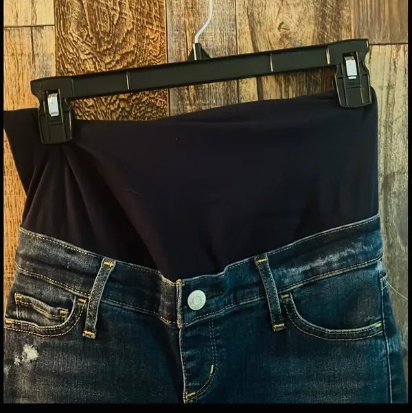 Gap NWT s women's maternity blue jeans size 25 Rm31 - Image 6