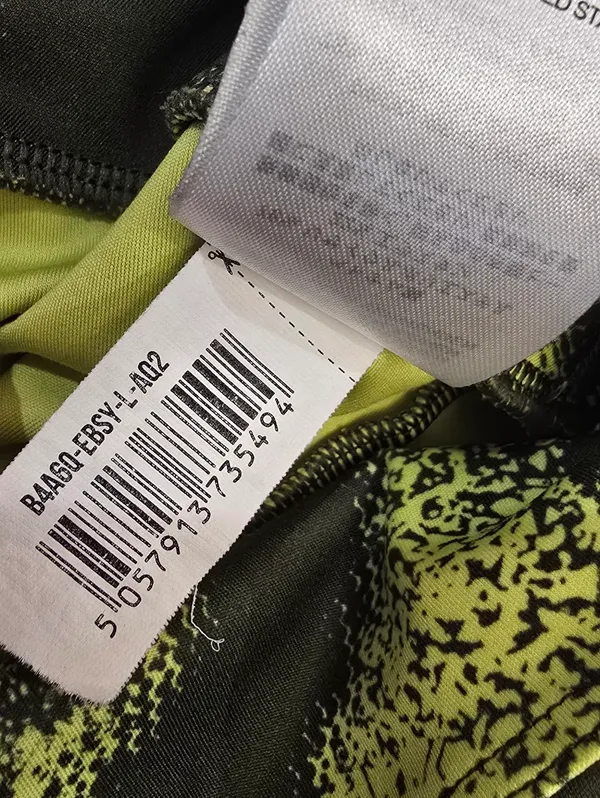 {L} Gymshark Gs Power Regular Legging Moss Green Neon Yellow - Image 14