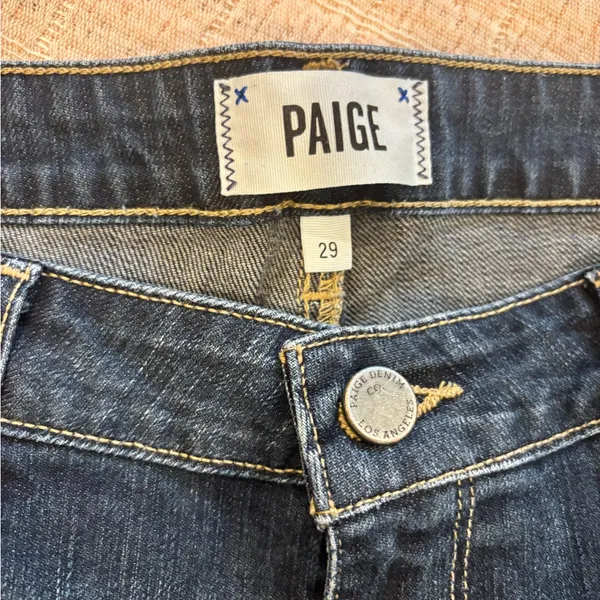 PAIGE Indigo Denim Jean‎ shorts size 29 - Image 8