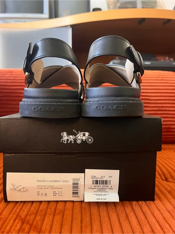 Coach Fraser Chambray 
Sandals - Image 2