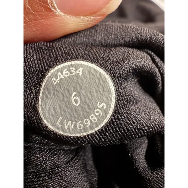 Lululemon Groove‎ Pant Crop Black Flare Leggings LW6989S Size 6 Mens Womens - Image 5
