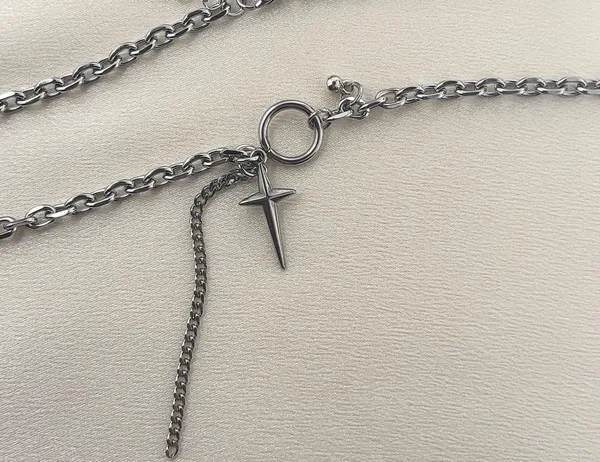 Cross Pendant Necklace for Men Women Streetwear Hip Hop Punk Unisex Necklace - Image 3