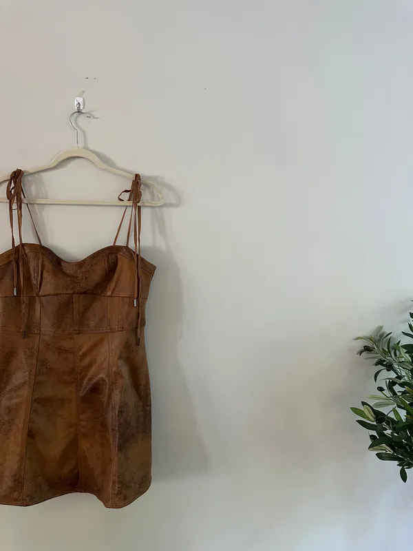 Free People Veronica Suede Mini Dress - Image 6