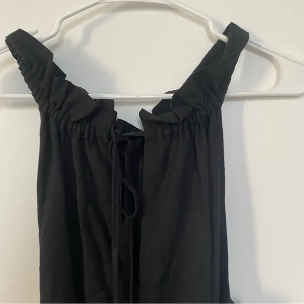 Banana Republic Black Ruffled Tiered Halter Sundress‎ - Image 5