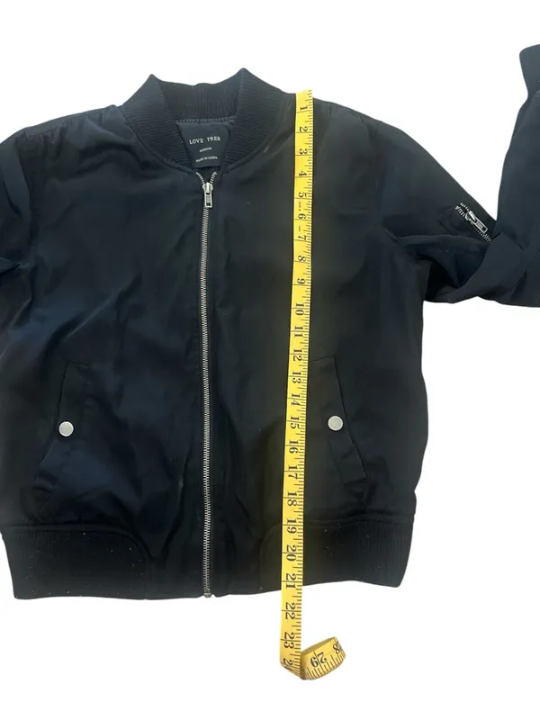Love Tree Black Women's Bomber Jacket - Image 4