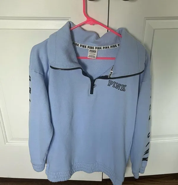 PINK blue/purple quarter zip - Image 3