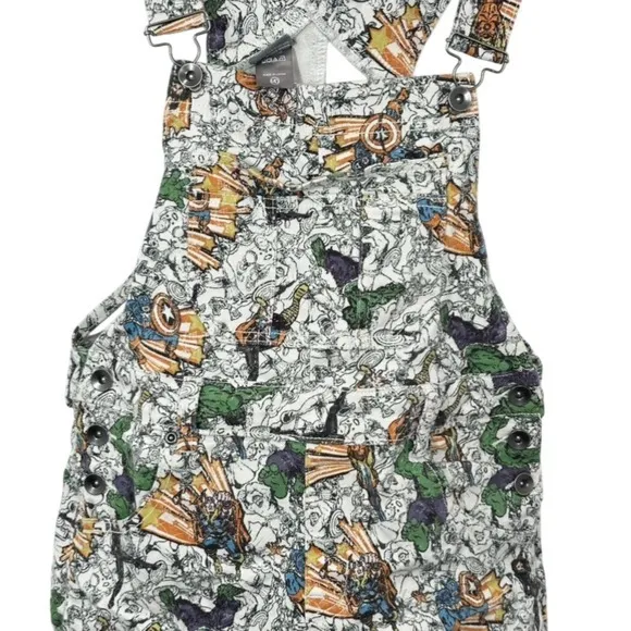 Marvel Avengers‎ Her Universe Mini Short Overalls Disney World Summer Comicon - Image 9