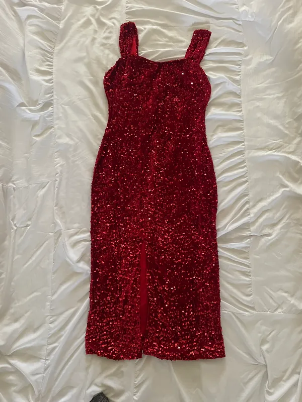 Love & lemonade Sequin Slit Bodycon dress - Image 4