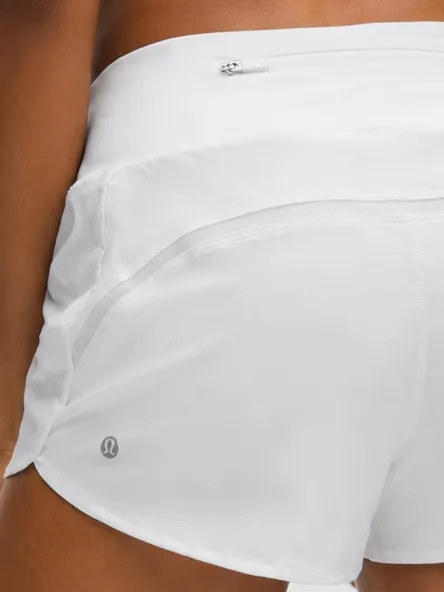 lululemon Athletica Speed Up Women’s White Athletic Shorts 10 - Image 9