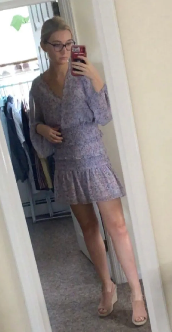 Storia Purple Smocked Dress - Image 2