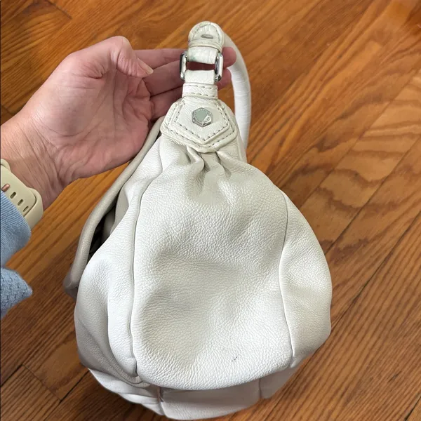 Marc by Marc Jacobs Classic Q Lil Ukita Leather shoulder‎ bag crossbody white - Image 7