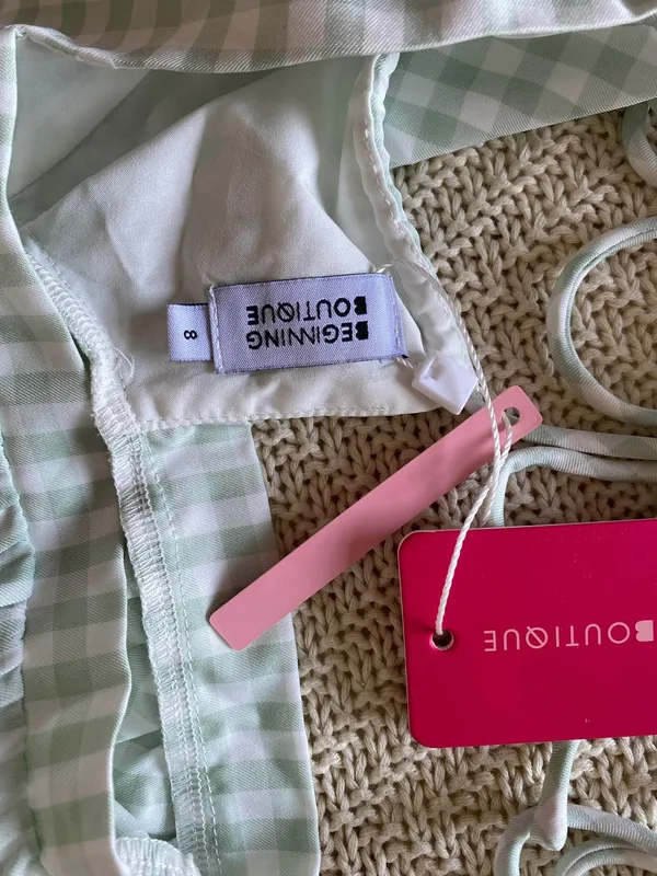 Beginning Boutique Penelope Gingham Mini Dress - Image 5