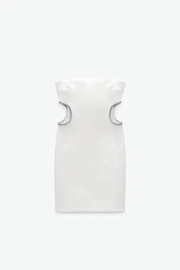 Zara White Dress - Image 4