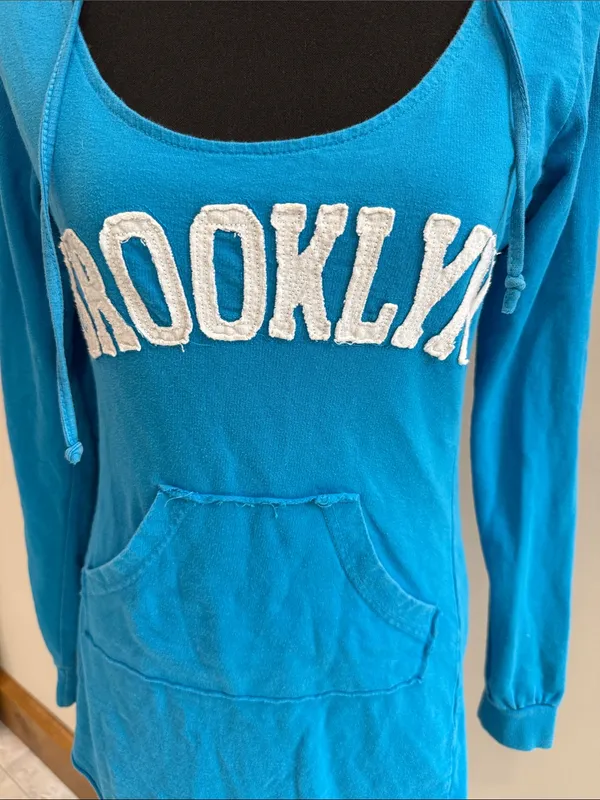Brooklyn White Label cotton hoodie Size S - Image 2