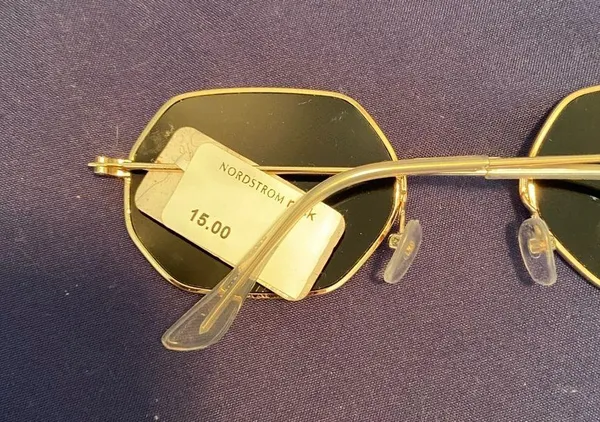 BP gold hexagon sunglasses NWT - Image 2