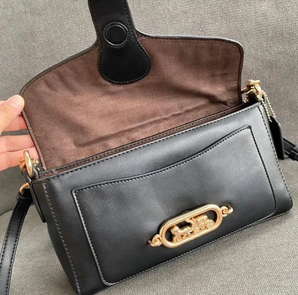 Coach Jade Shoulder Bag With Linear Quilting - Image 7
